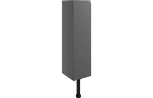 Valesso 200mm Slim Base Unit - Onyx Grey Gloss