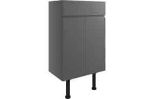 Valesso 500mm Basin Unit - Onyx Grey Gloss