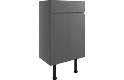 Valesso 500mm Basin Unit - Onyx Grey Gloss
