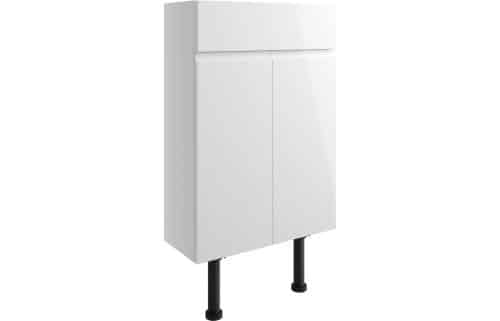 Valesso 500mm Slim Basin Unit - White Gloss