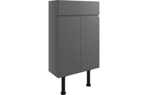 Valesso 500mm Slim Basin Unit - Onyx Grey Gloss