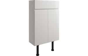 Valesso 500mm Slim Basin Unit - Pearl Grey Gloss