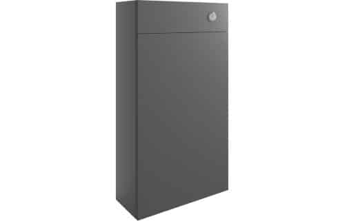 Valesso 500mm Slim WC Unit - Onyx Grey Gloss