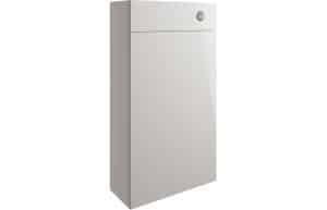 Valesso 500mm Slim WC Unit - Pearl Grey Gloss