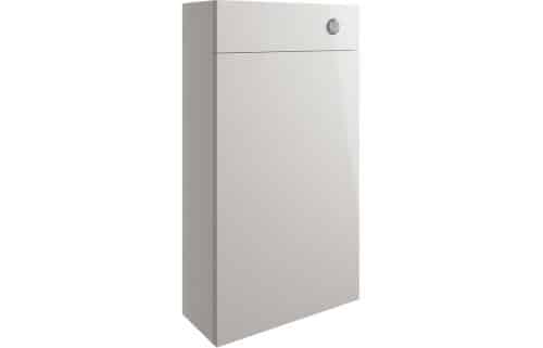 Valesso 500mm Slim WC Unit - Pearl Grey Gloss