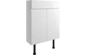 Valesso 600mm Slim Basin Unit - White Gloss