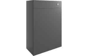 Valesso 600mm WC Unit - Onyx Grey Gloss
