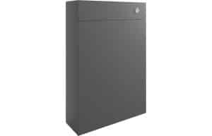 Valesso 600mm Slim WC Unit - Onyx Grey Gloss