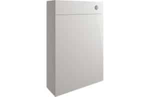 Valesso 600mm Slim WC Unit - Pearl Grey Gloss