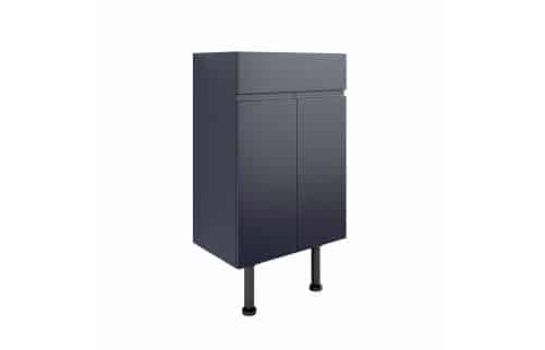 Valesso 500mm Basin Unit - Matt Indigo Blue