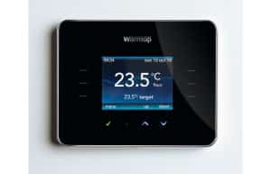 Warmup 3iE Energy-Monitoring Programmable Thermostat - Black