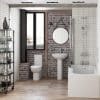 Mimosa 535x490mm 1TH Basin & Full Pedestal - Image 2