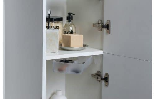 Morina 350mm Wall Hung Tall Unit - Elm Grey - Image 5