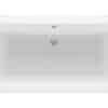 Navarre Square 1700x800 Double Ended Bath & Legs