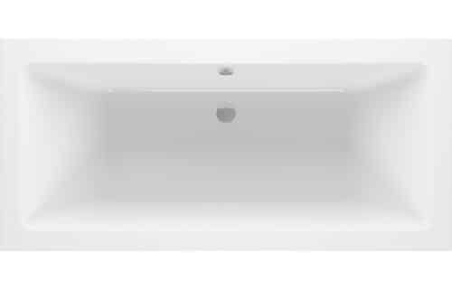 Navarre SUPERCAST Square 1700x750 Double Ended Bath & Legs