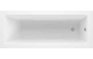 Navarre Square 1600x700 Single Ended Bath & Legs