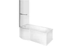 Ora P Shape 1700x850 LH Shower Bath Pack