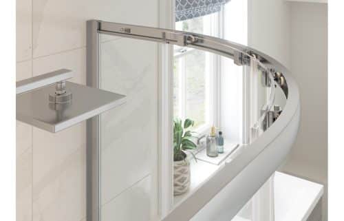 Classix Framed 1000x800mm 2 Door Offset Quadrant - Image 2