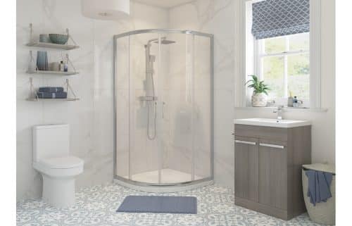 Classix Framed 900mm 2 Door Quadrant