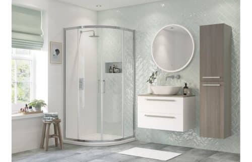 Flex Framed 1000mm 2 Door Quadrant