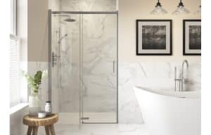 Iconix Semi-Framed Sliding Door - 1000mm