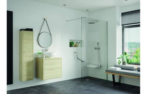 Iconix Optional 330mm Rotatable Wetroom Panel (Retrofit) - Image 3
