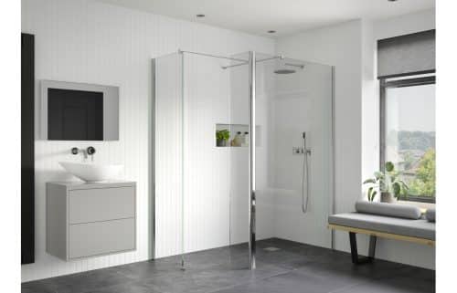 Iconix Optional 330mm Rotatable Wetroom Panel (Retrofit) - Image 2