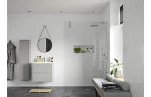 Iconix Wetroom Panel & Support Bar - 1000mm