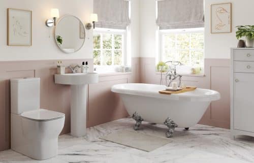 Senna 555x435mm 1TH Semi Recessed Basin - Image 2