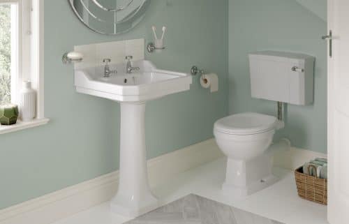 Sherbourne Low Level WC & Standard Soft Close Seat - Image 3
