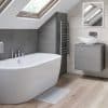 Perla 905mm Laminate Worktop - Matt Grey - Image 2