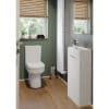 Volta 510mm Wall Hung 2 Drawer Basin Unit w/Basin - White Gloss - Image 2