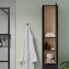 Texture 600mm WC Unit - Matt Graphite Grey - Image 2