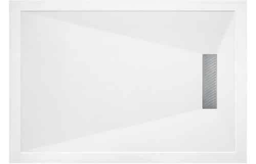 25mm Linear 1700x800mm Slim Rectangular Tray & Waste