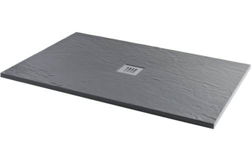 25mm 1700x900mm Slate Effect Ultra-Slim Rectangular Tray & Waste