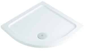 40mm Low Profile 800x800mm Quadrant Tray & Waste