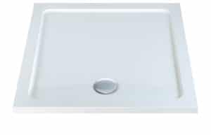 40mm Low Profile 700x700mm Square Tray & Waste