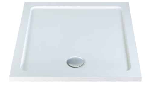 40mm Low Profile 1000x1000mm Square Tray & Waste