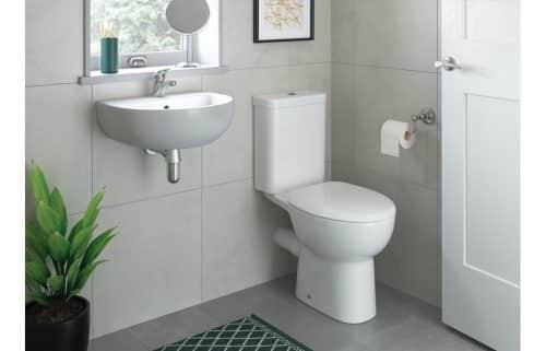 Tuscany 450x400mm 1TH Basin & Semi Pedestal - Image 3