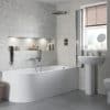 Tuscany 550x400mm 1TH Basin & Full Pedestal - Image 2