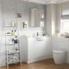 Valesso 200mm Toilet Roll Holder - White Gloss - Image 2