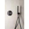 Vema Timea Black 250mm Round Shower Head - Image 3