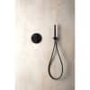 Vema Timea Black 250mm Round Shower Head - Image 2