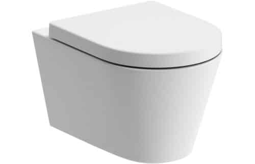 Cilantro Rimless Wall Hung WC & S/C Seat