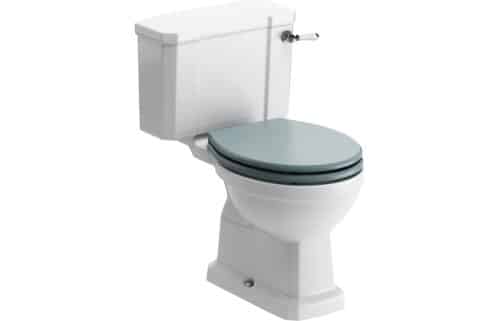 Sherbourne C/C WC & Sea Green Wood Effect Seat