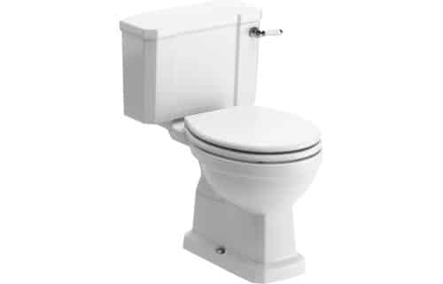 Sherbourne C/C WC & Satin White Wood Effect Seat