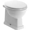 Sherbourne BTW WC & Satin White Wood Effect Seat