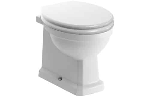 Sherbourne BTW WC & Satin White Wood Effect Seat