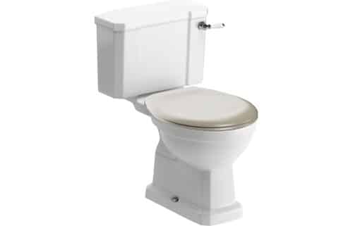 Sherbourne C/C WC & Matt Latte Soft Close Seat