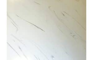 Solid Slim Surface 1220x330x12mm Worktop - Calcatta Marble